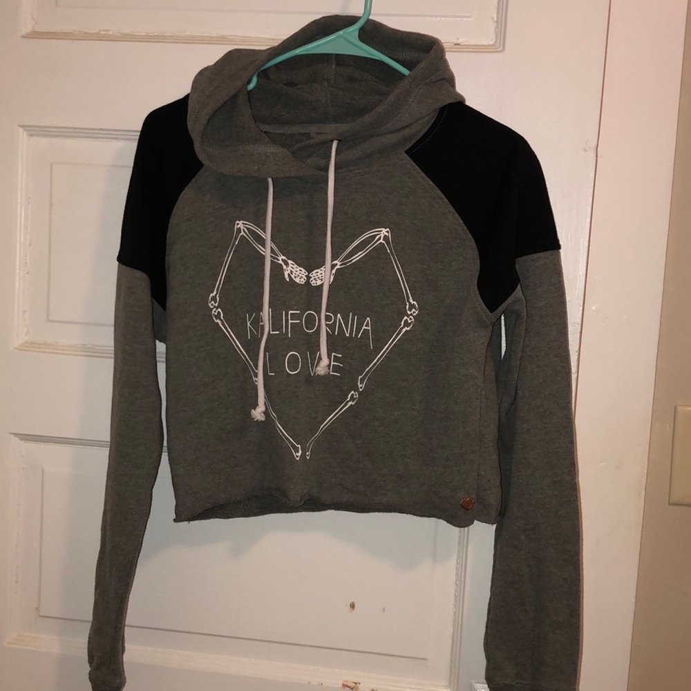 Kendall and Kylie crop hoodie